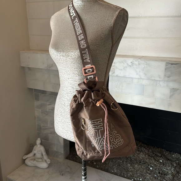 Disney Starwars Taupe Backpack Sling or Crossbody Bag NWOT - Picture 2 of 15